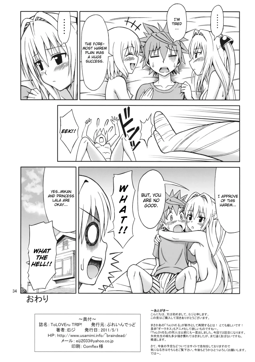 [Eiji] ToLOVEru TRIP Fhentai.net - Page 34