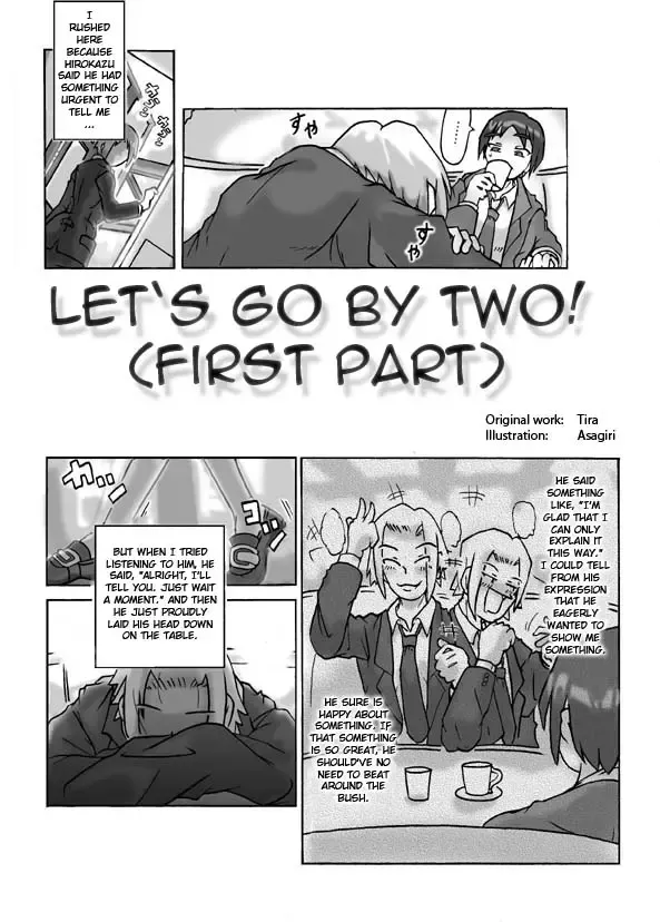 [Asagiri] Let's go by two! Fhentai.net - Page 1