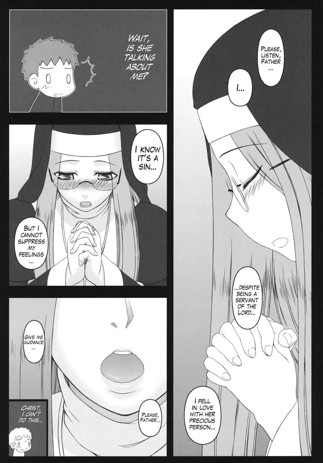 [Kobanya Koban] Yaraena. 12 Rider-san no Ha.chi.mi.tsu Zangeshitsu | Rider is Definitely Perverted 12: Rider's Perverted Confessional Fhentai.net - Page 4