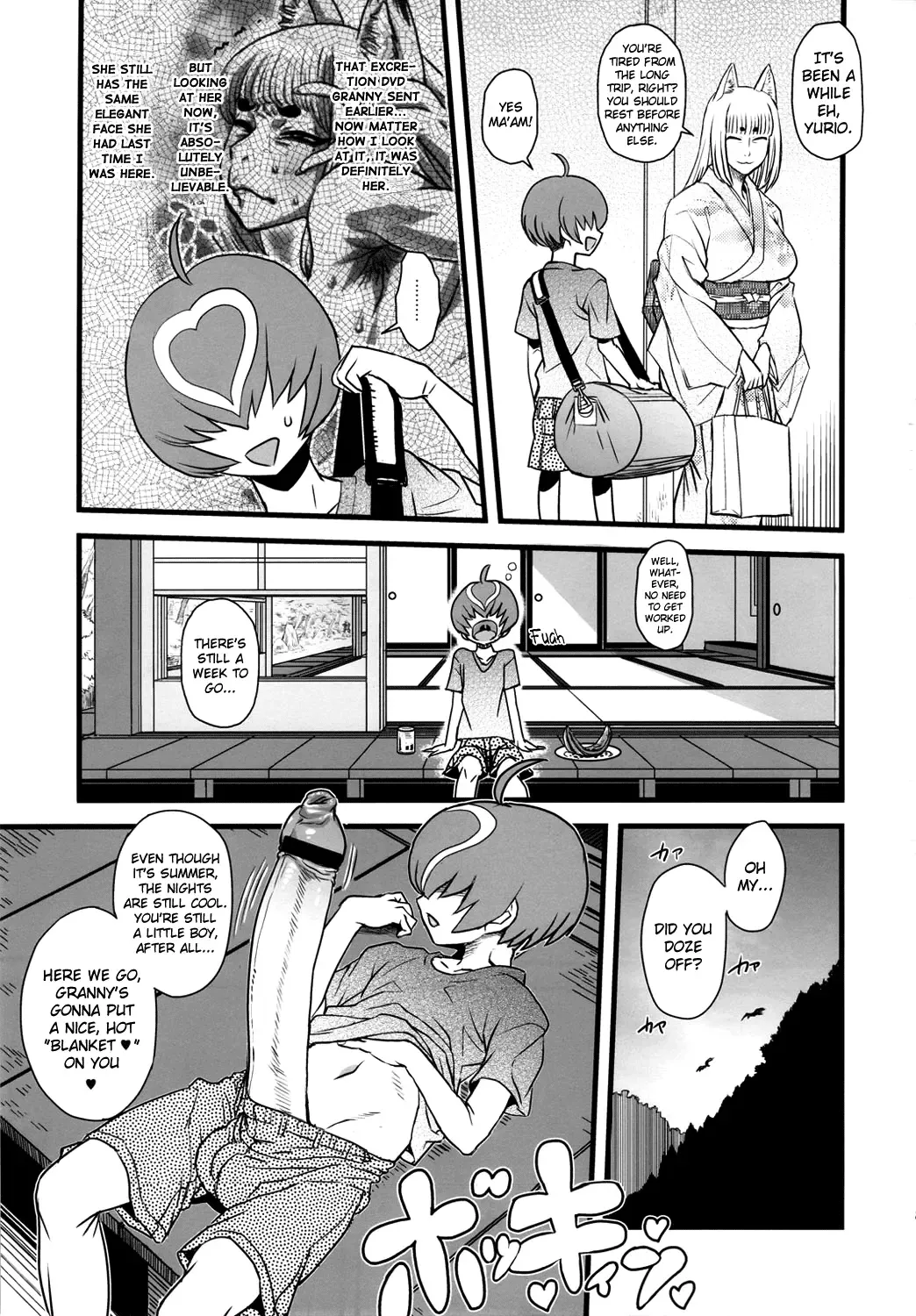 [Chinbotsu - Radiohead] 8gatsu no Golden Week Obaa-chan to Asobou! Fhentai - Page 9