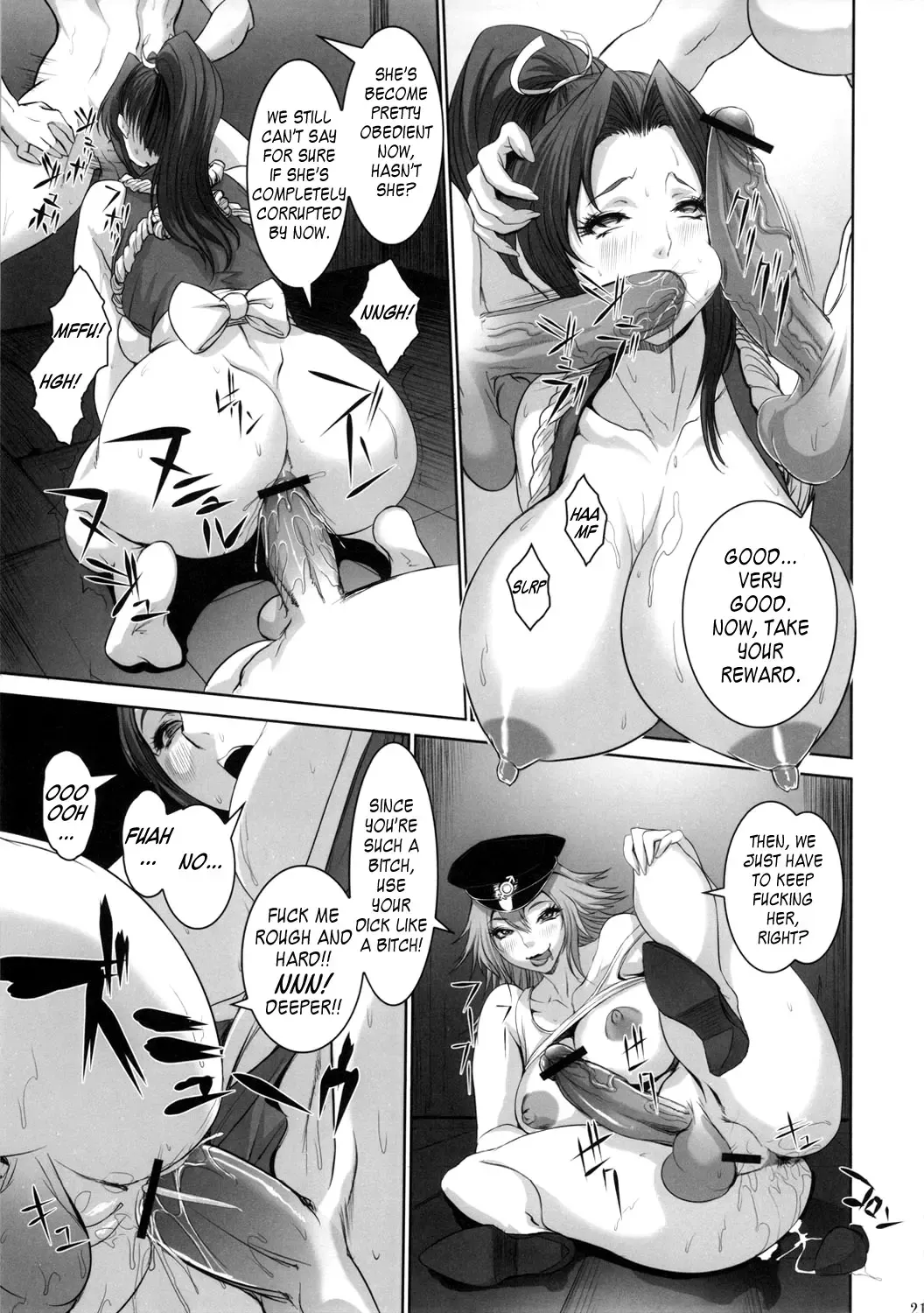 [Chinbotsu] Intou no Mai -Futanari Kangoku no Maki- | Slutty Mai - Futanari Prison Chapter Fhentai - Page 20
