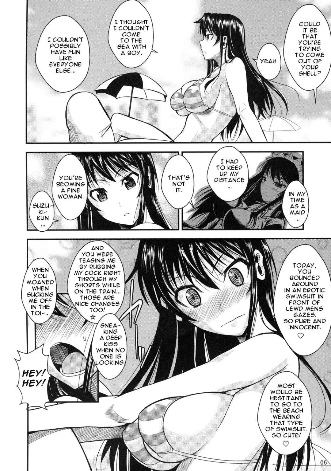 [Fuetakishi] Fukuyama-san 3 Watashi wo Umi ni Tsuretette | Fukuyama-san 3 - I'm Going to the Beach Fhentai - Page 7