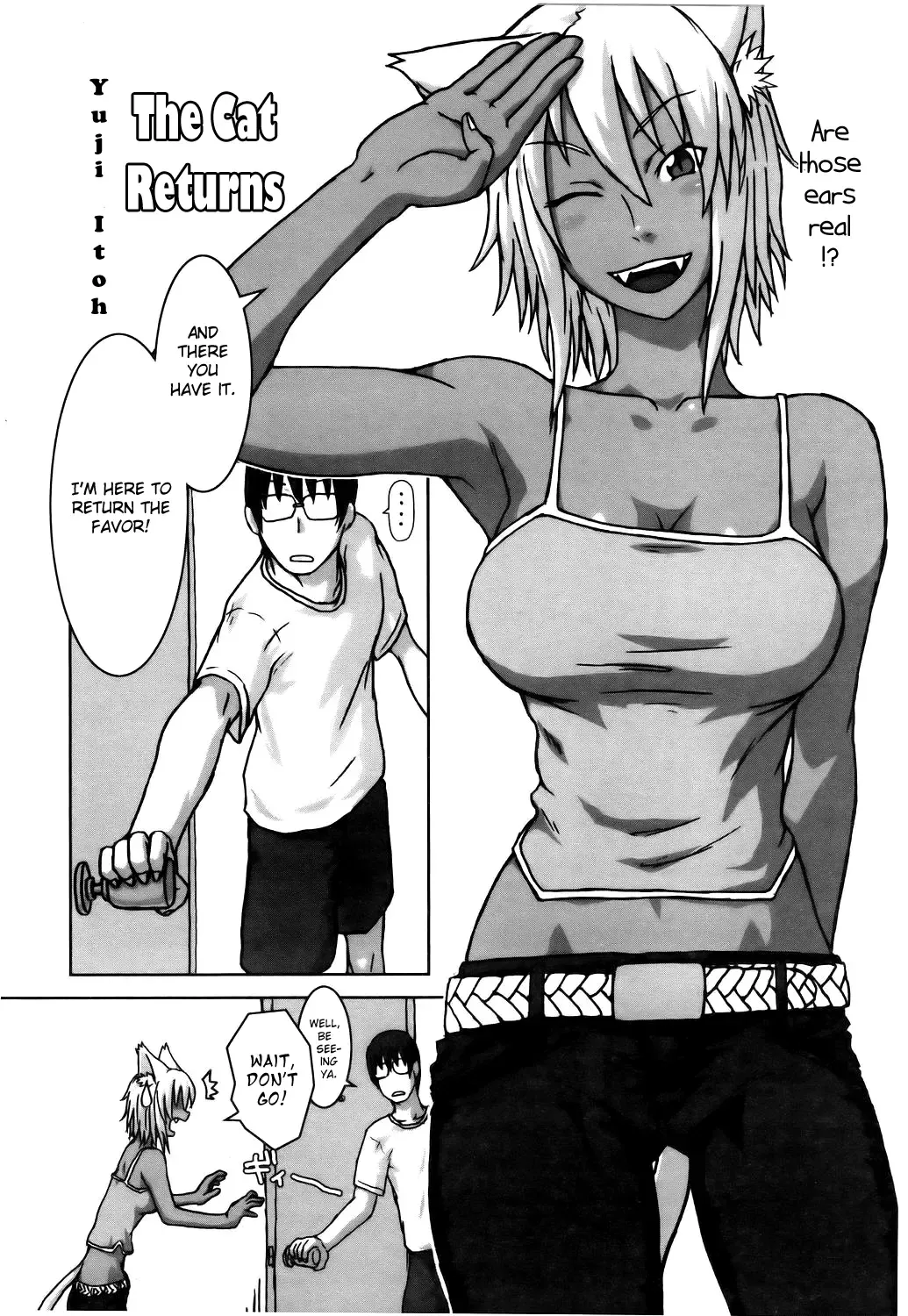 [Itou Yuuji] Neko ga Ongaeshi? | The Cat Returns Fhentai - Page 2