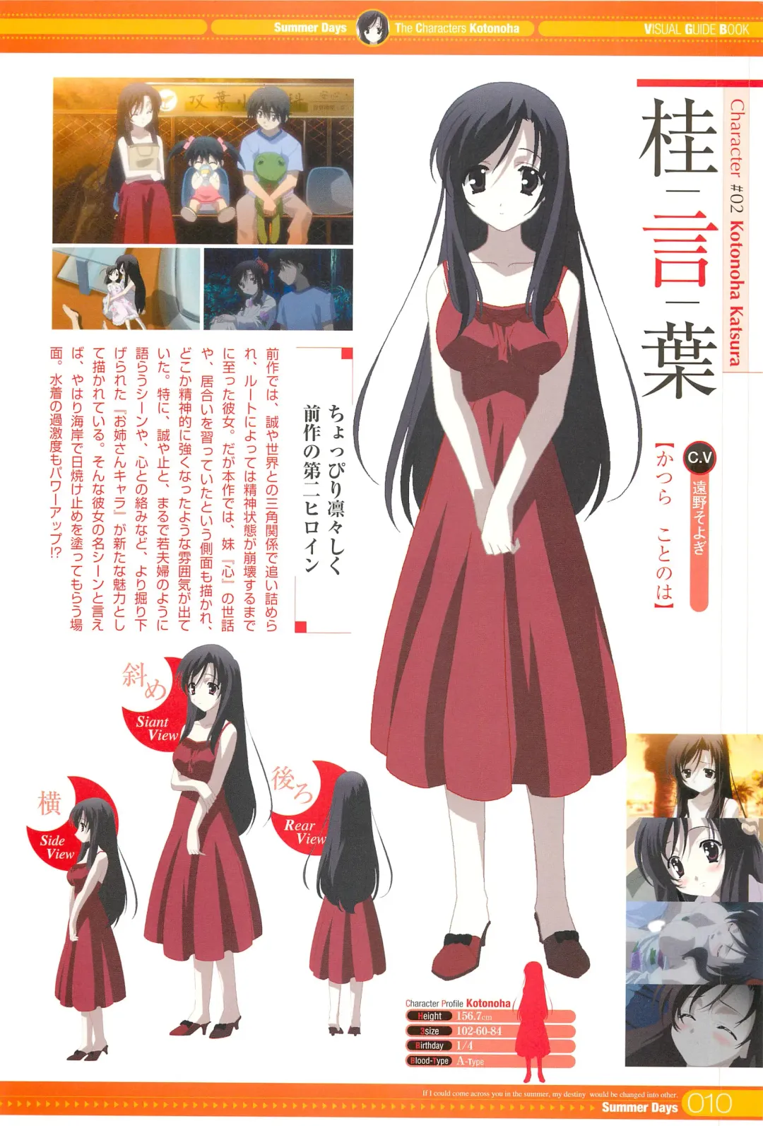 [Gotou Junji] SummerDays Visual Guide Book Fhentai - Page 106