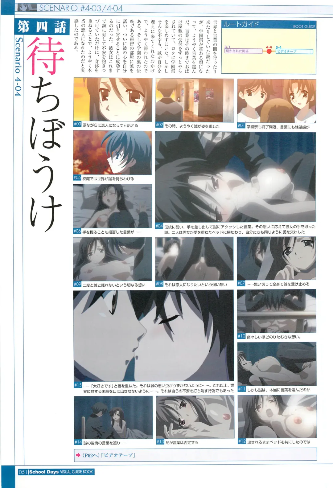 [Gotou Junji] School Days Visual Guide Book Fhentai - Page 53