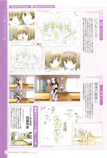 [Gotou Junji] SummerDays & School Days Visual Collection Fhentai - Page 89