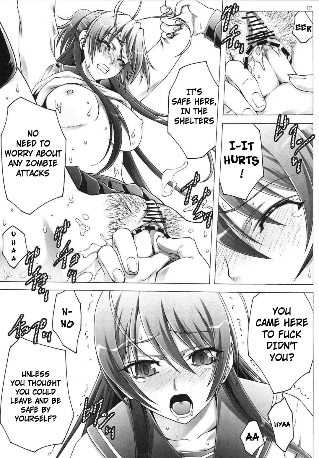 [Aoume Kaito - Ichigo Mark] HIGHRISK OF THE DEAD Fhentai - Page 7