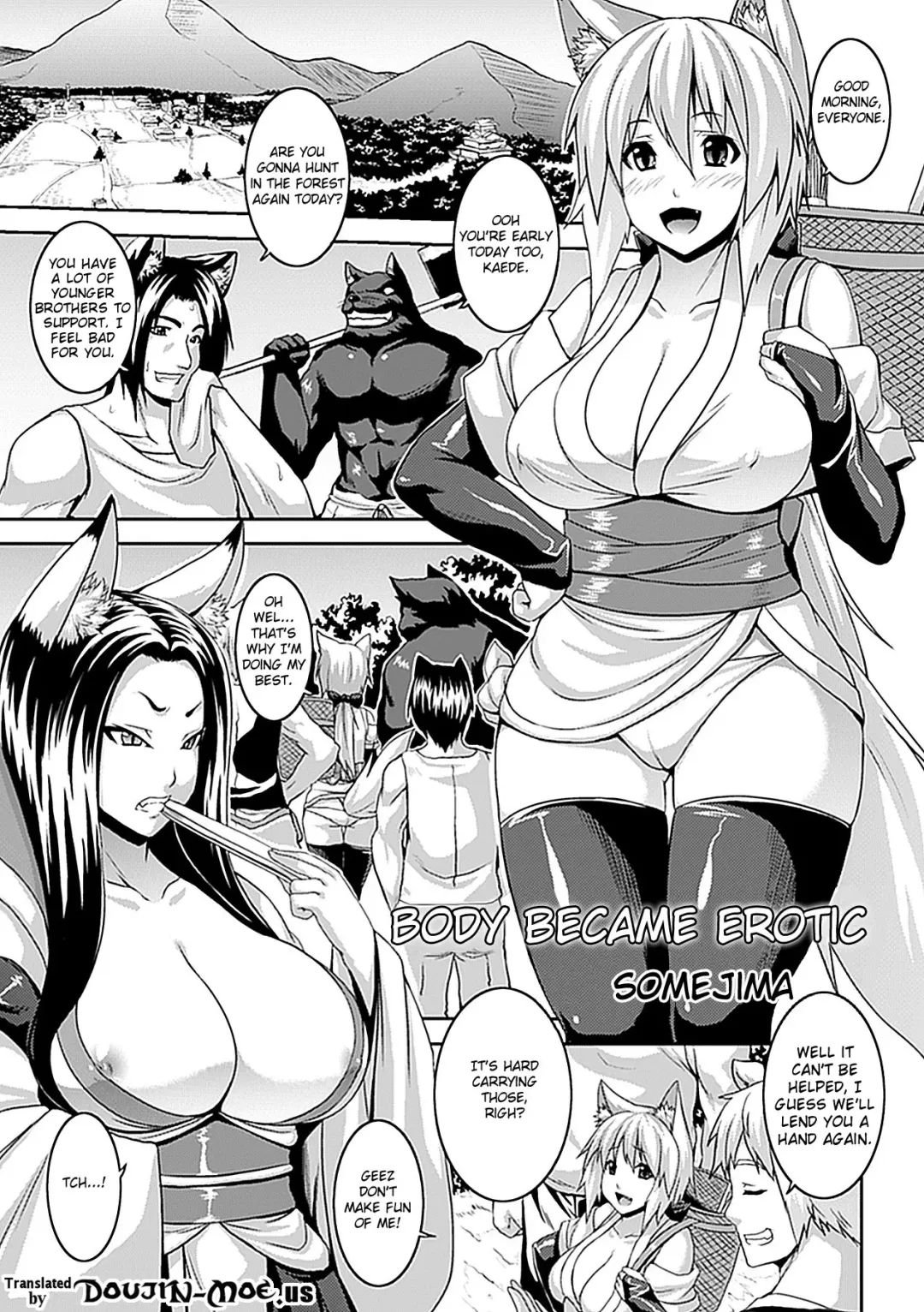 [Somejima] Nikutai Tenjite Erotonasu | Body Became Erotic Fhentai.net - Page 1