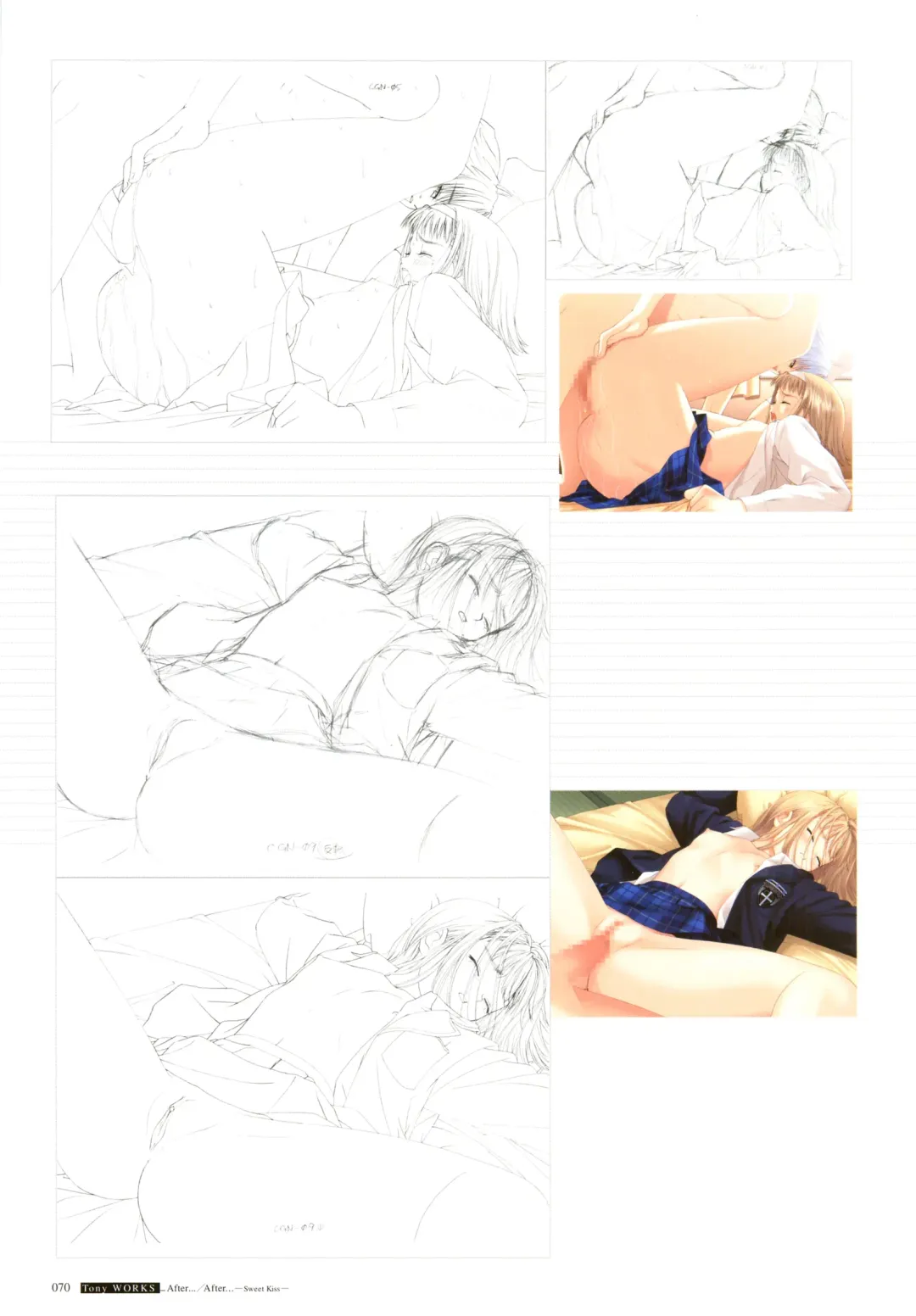 [Tony Taka] After…／After…-Sweet Kiss-二作品原画集 Fhentai - Page 71
