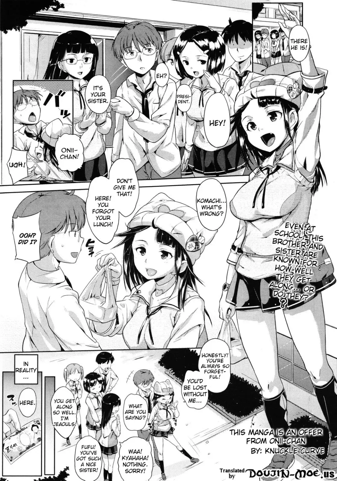 Read [Knuckle Curve] Kono Manga wa Onii-chan no Teikyou de Ookuri Shimasu | This Manga is an Offer From Onii-chan - Fhentai.net