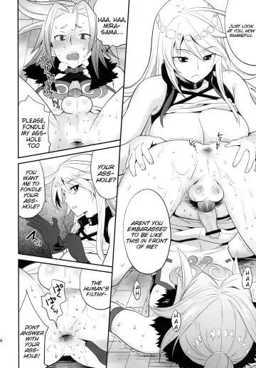 [Todd Oyamada] Milla-sama to Shiroku Betatsuku Nanika | Mira-sama and the White, Sticky Substance Fhentai - Page 17