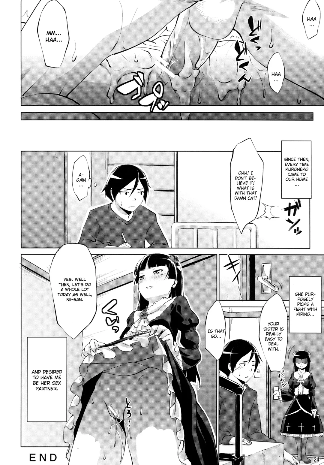 [Nanakagi Satoshi] Ore no Kuroneko ga Konna ni Iyarashii Wake ga nai Fhentai - Page 24