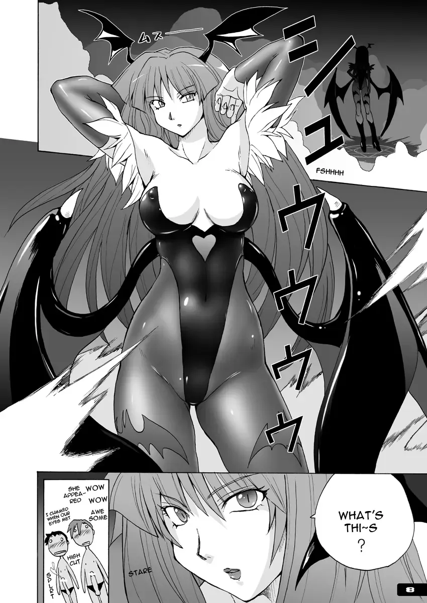[Murasaki Nyaa] Pitapita Morrigan Fetish DL + Fhentai - Page 7
