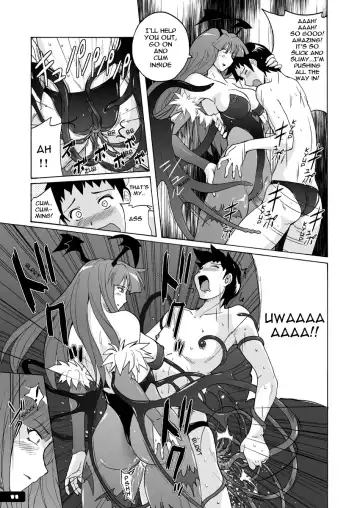 [Murasaki Nyaa] Pitapita Morrigan Fetish DL + Fhentai - Page 10