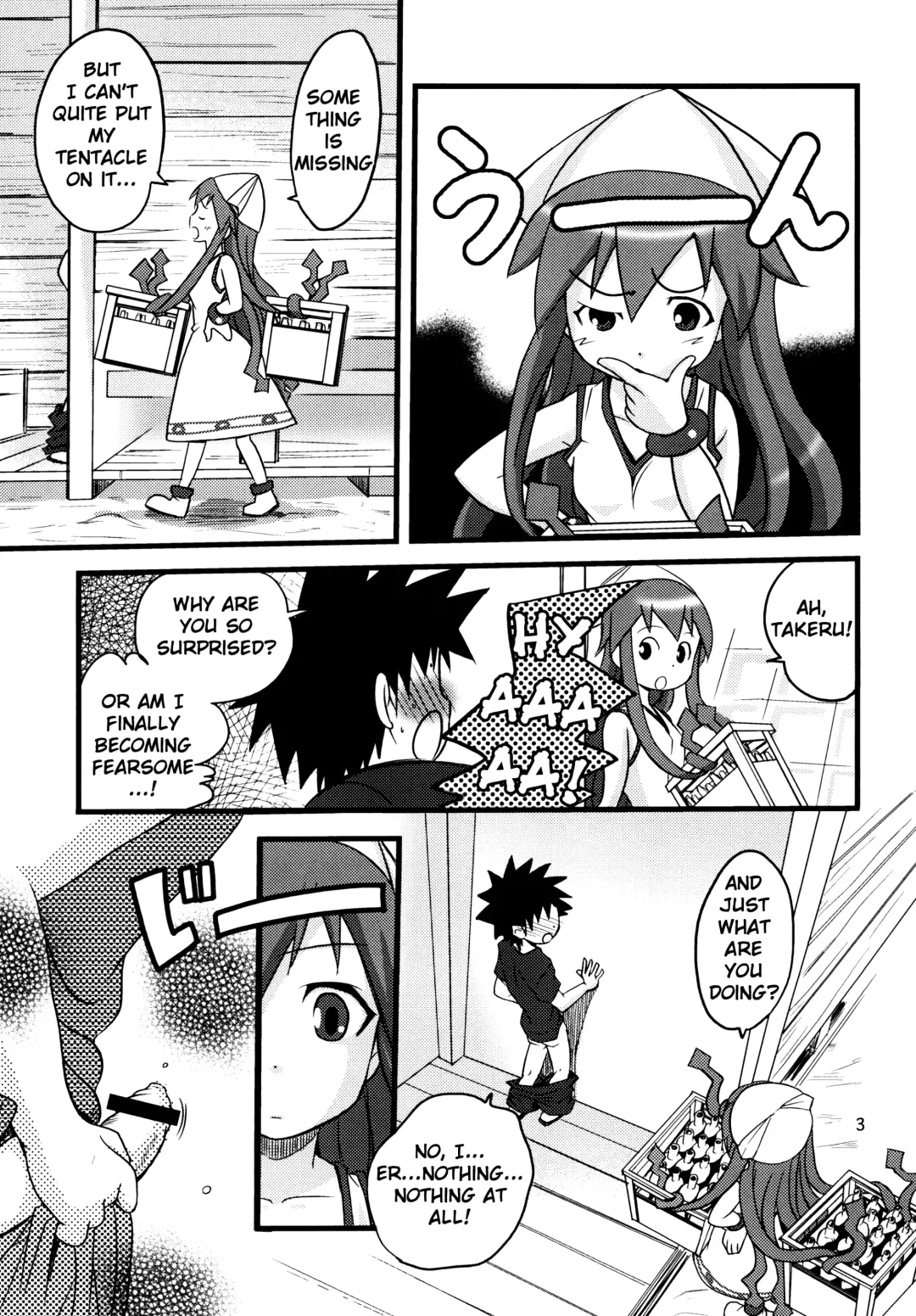 [Shamon] Totsugeki! Tonari no Ika Musume!! | Attack! Neighbourly Squid Girl!! Fhentai.net - Page 3