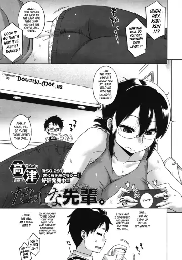 Read [Takatsu] Darashina Senpai. | Slutty Senpai - Fhentai