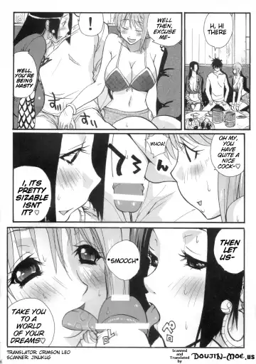 [Kika Equals Zaru] Nami to Hancock | Nami and Hancock Fhentai - Page 3