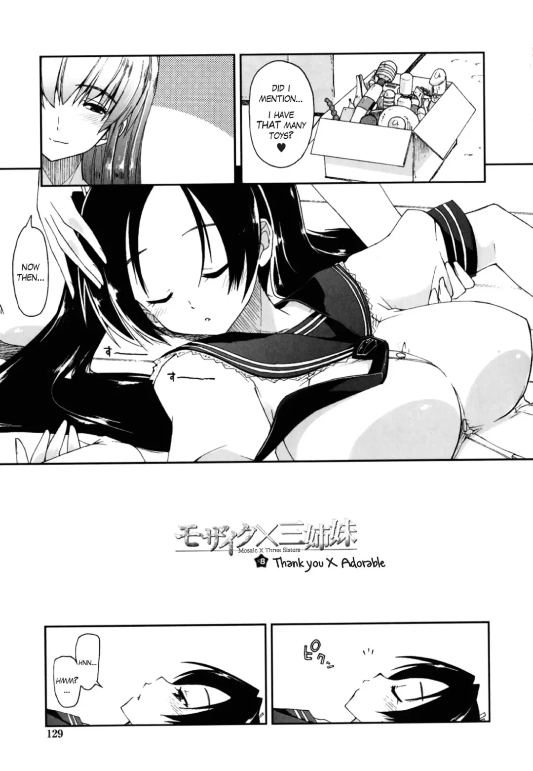 [Kamino Ryu-ya] Mosaic x Sanshimai - Mosaic x Three Sisters Genteiban (decensored) Fhentai.net - Page 130