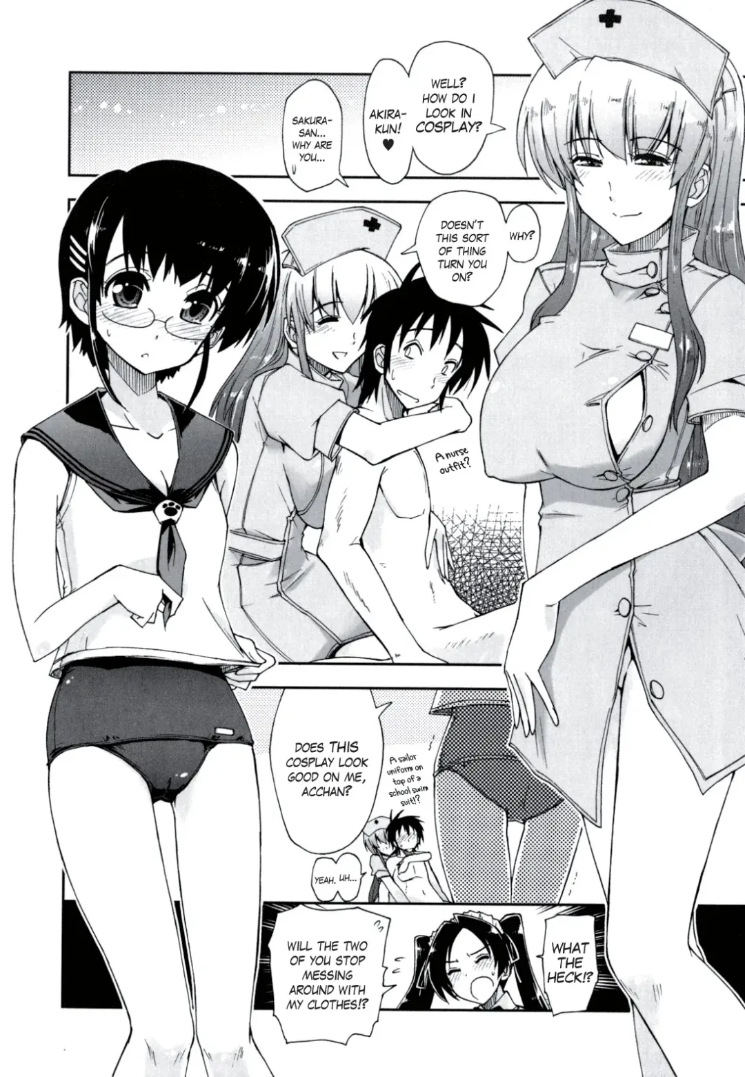 [Kamino Ryu-ya] Mosaic x Sanshimai - Mosaic x Three Sisters Genteiban (decensored) Fhentai.net - Page 175