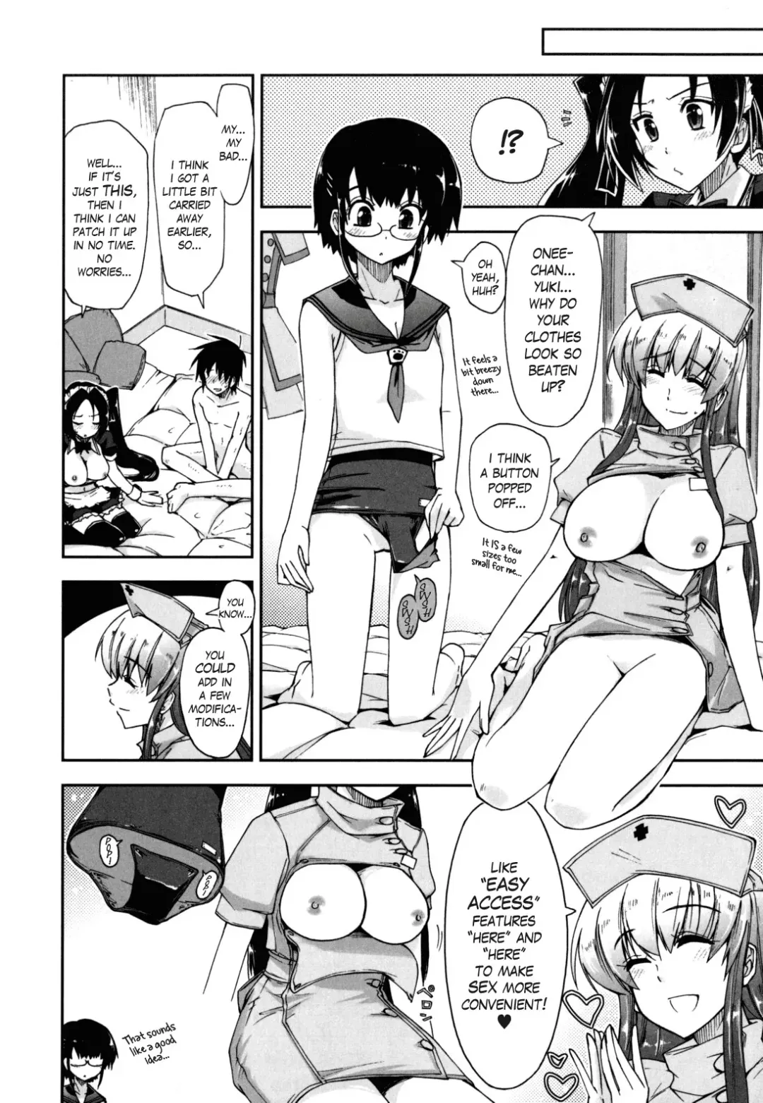 [Kamino Ryu-ya] Mosaic x Sanshimai - Mosaic x Three Sisters Genteiban (decensored) Fhentai.net - Page 198