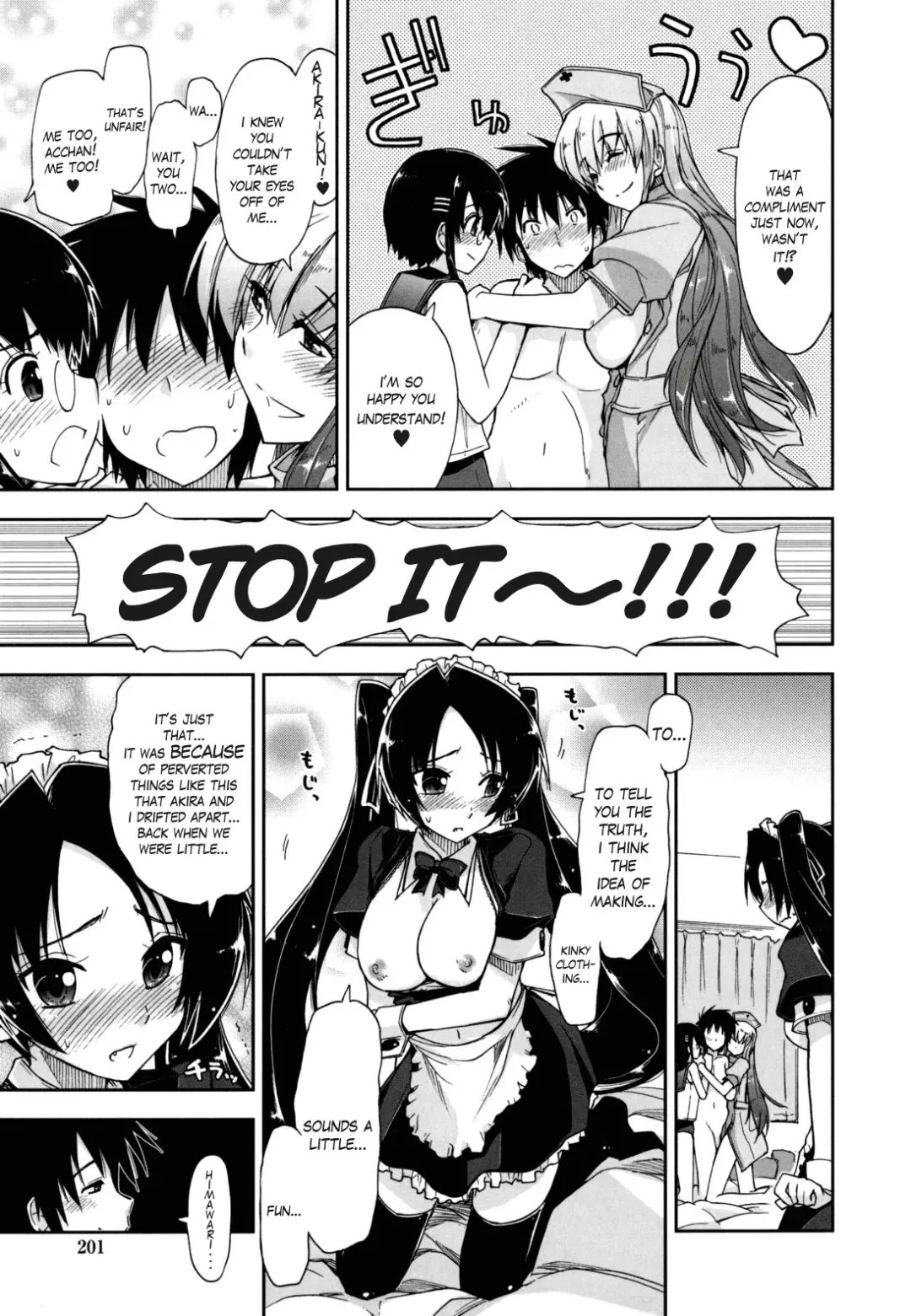 [Kamino Ryu-ya] Mosaic x Sanshimai - Mosaic x Three Sisters Genteiban (decensored) Fhentai.net - Page 201