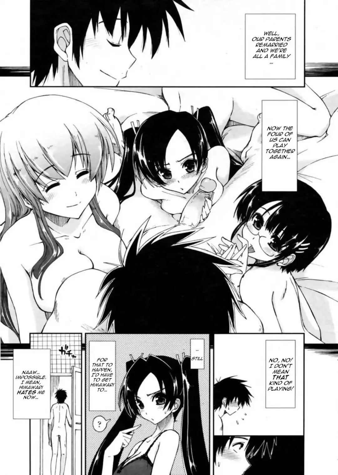 [Kamino Ryu-ya] Mosaic x Sanshimai - Mosaic x Three Sisters Genteiban (decensored) Fhentai.net - Page 74