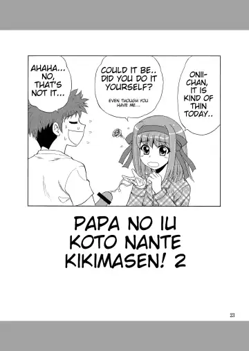 [Yasu Rintarou] Papa no Iu koto Nante Kikimasen! 2 Fhentai - Page 23