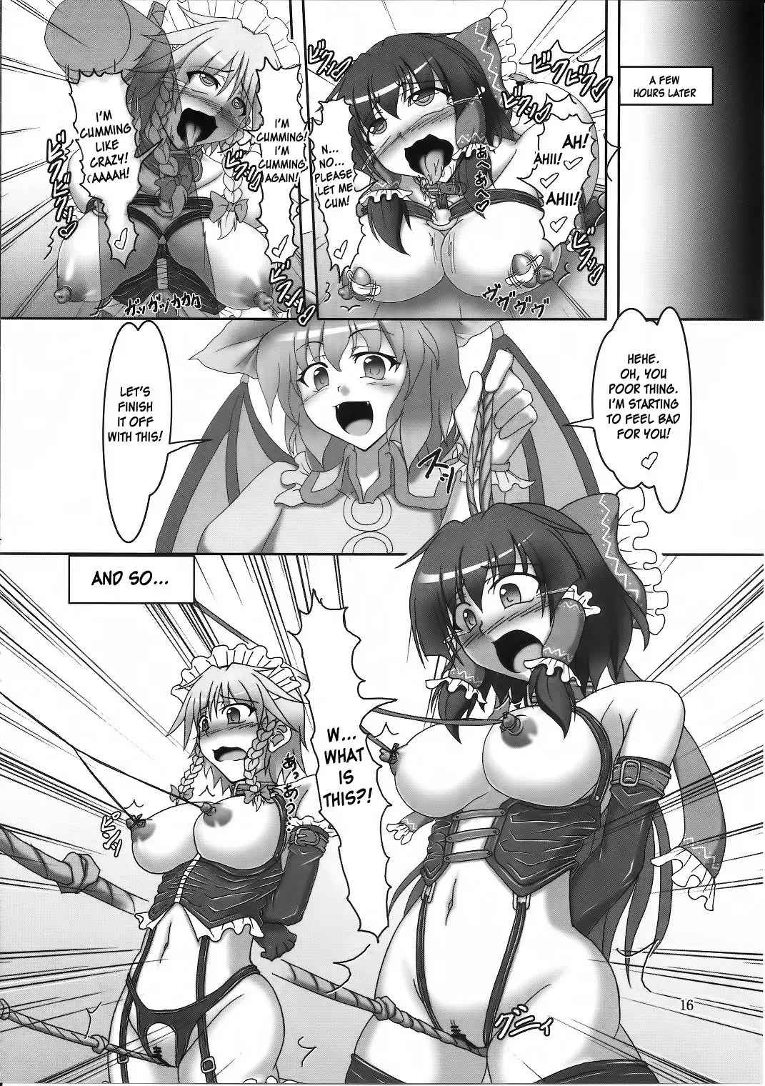 [Kousoku] Sakuya to Reimu no Bondage de ikou!! Fhentai - Page 15