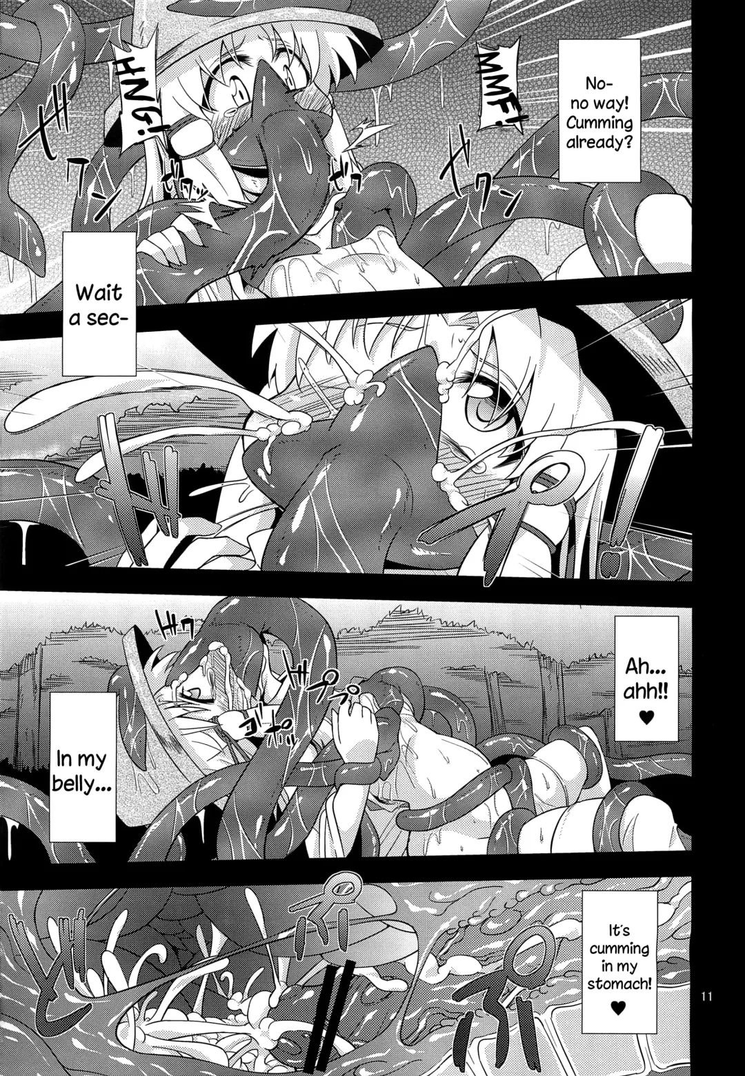 [Obyaa] Nikuyokugami Gyoushin - I give tentacle a body - Fhentai - Page 9