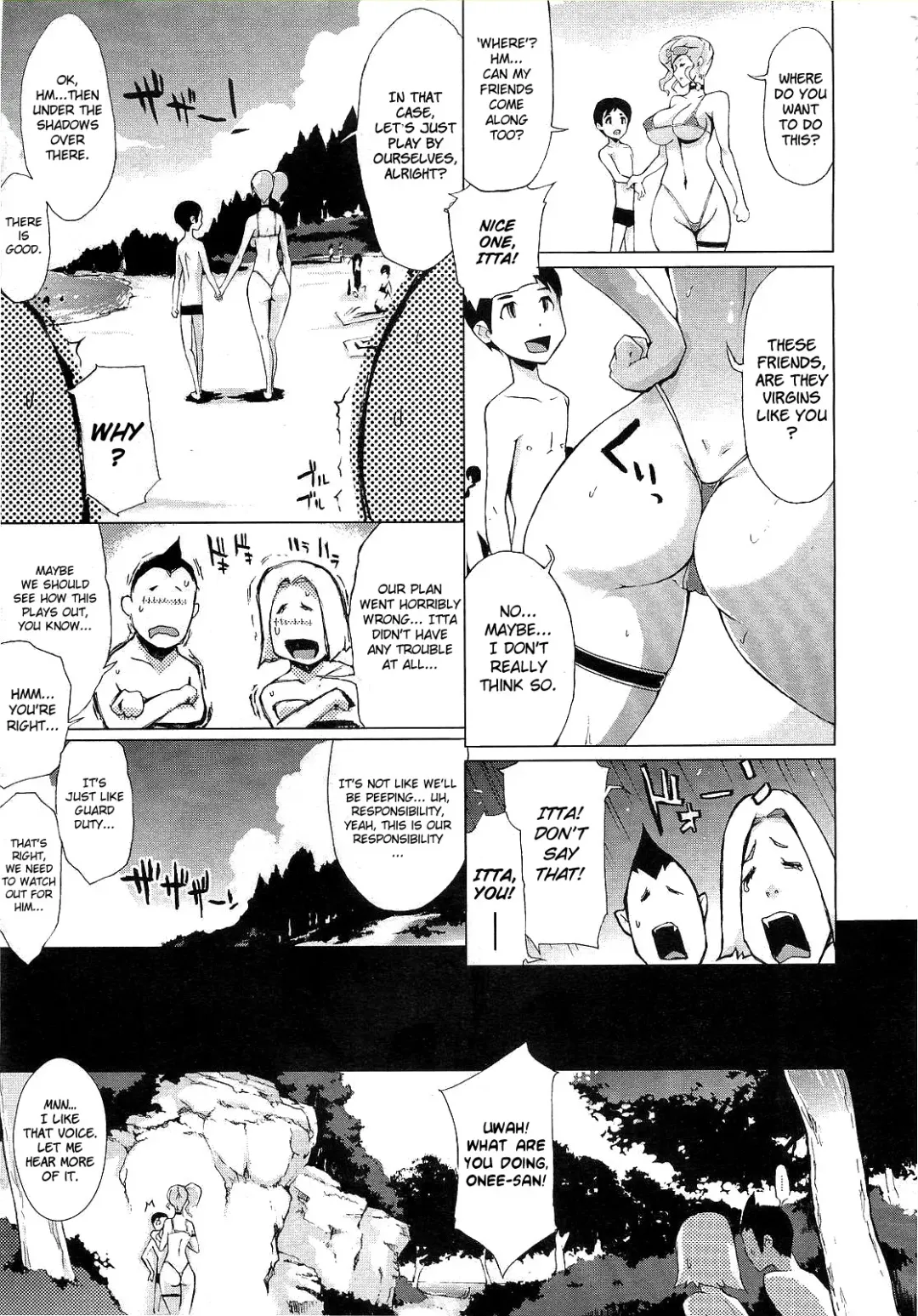 [Yunioshi] Mizugi Onee-san o Meguru Bouken | Adventure with Bikini Onee-san Fhentai - Page 5