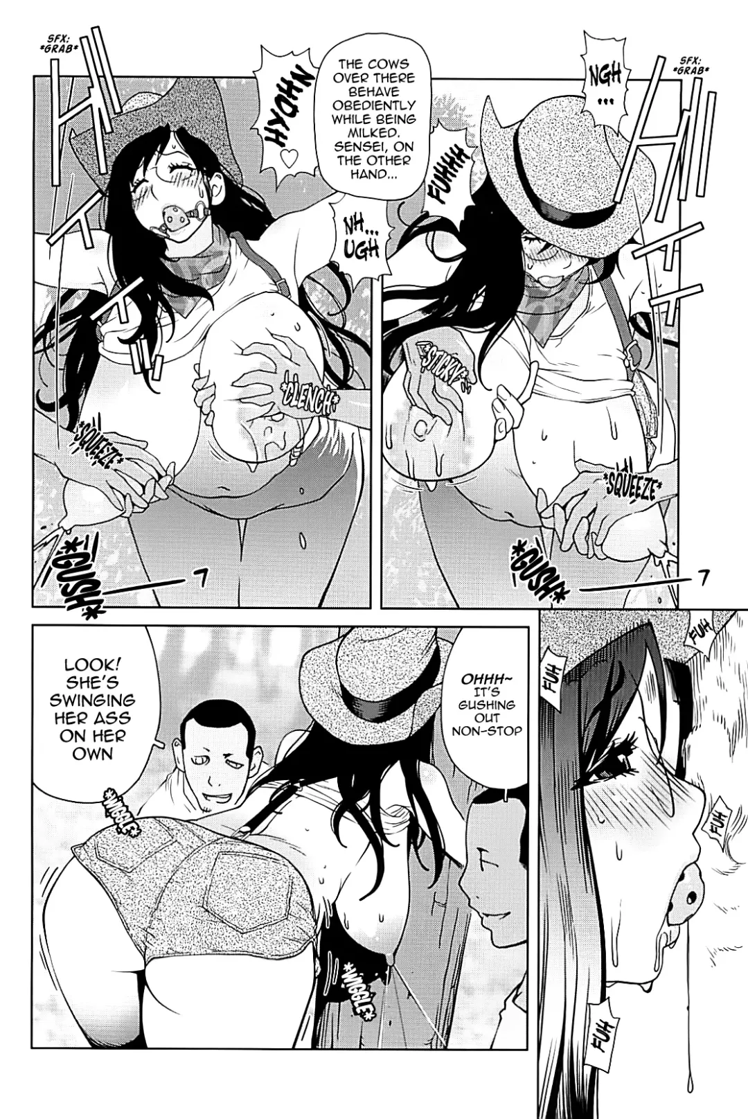 [Kotoyoshi Yumisuke] Kumikyoku Mitsunyuu 2 - Mammosus Vacca Narratio 2 (decensored) Fhentai - Page 120