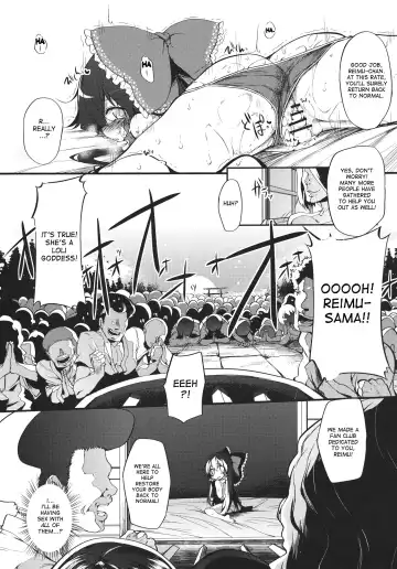 [Suga Hideo] Reimu-chan! Shinkou ga Taritemasen yo! | Reimu-chan! You don't have enough faith! Fhentai - Page 16