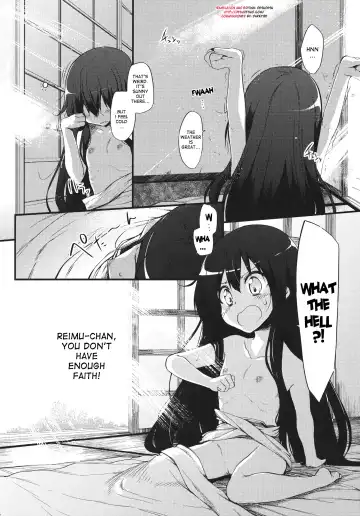 [Suga Hideo] Reimu-chan! Shinkou ga Taritemasen yo! | Reimu-chan! You don't have enough faith! Fhentai - Page 3