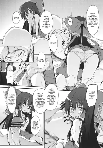 [Suga Hideo] Reimu-chan! Shinkou ga Taritemasen yo! | Reimu-chan! You don't have enough faith! Fhentai - Page 7