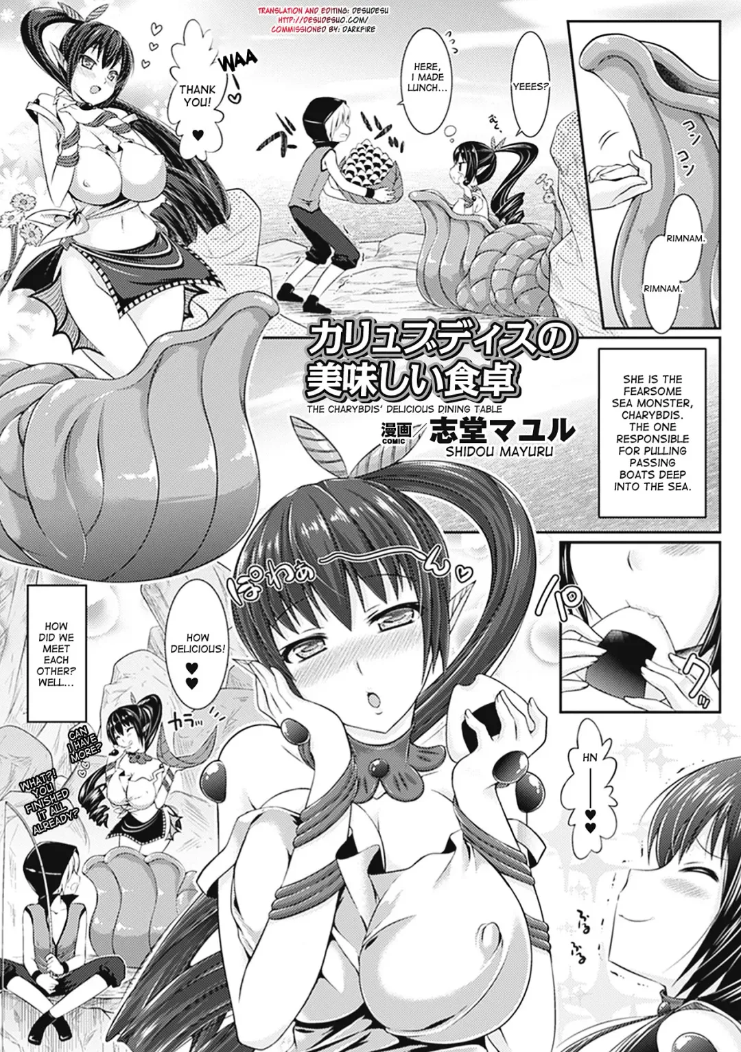 Read [Shido Mayuru] Charybdis no Oishii Shokutaku | The Charybdis's Delicious Dining Table - Fhentai.net