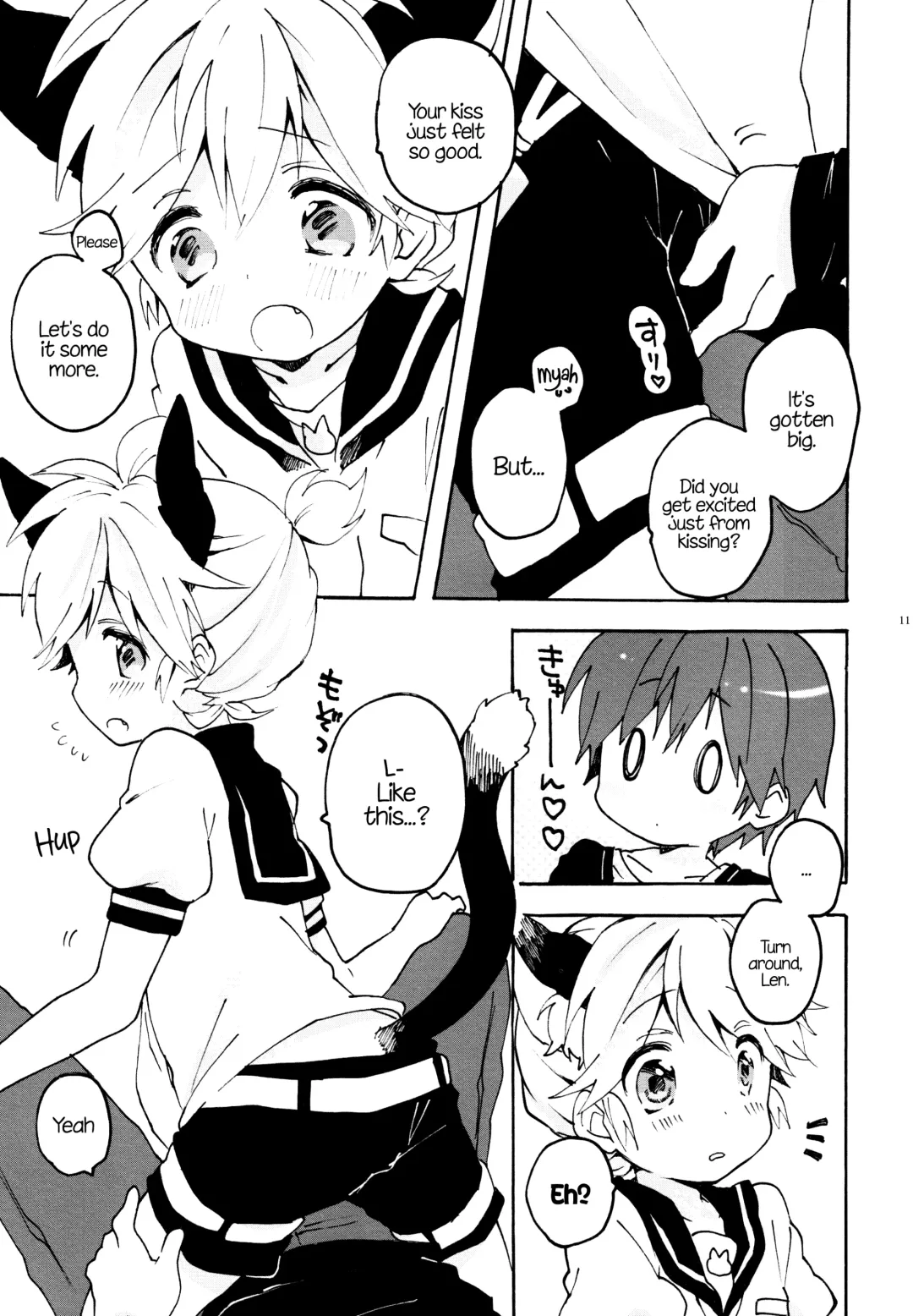 [Non] Nuko Len-kyun to Nuko Nuko suru Hon. | Kitty Kitty Bang Bang with Catboy Len Fhentai - Page 10