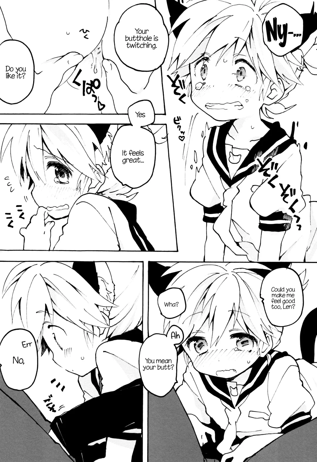 [Non] Nuko Len-kyun to Nuko Nuko suru Hon. | Kitty Kitty Bang Bang with Catboy Len Fhentai - Page 12
