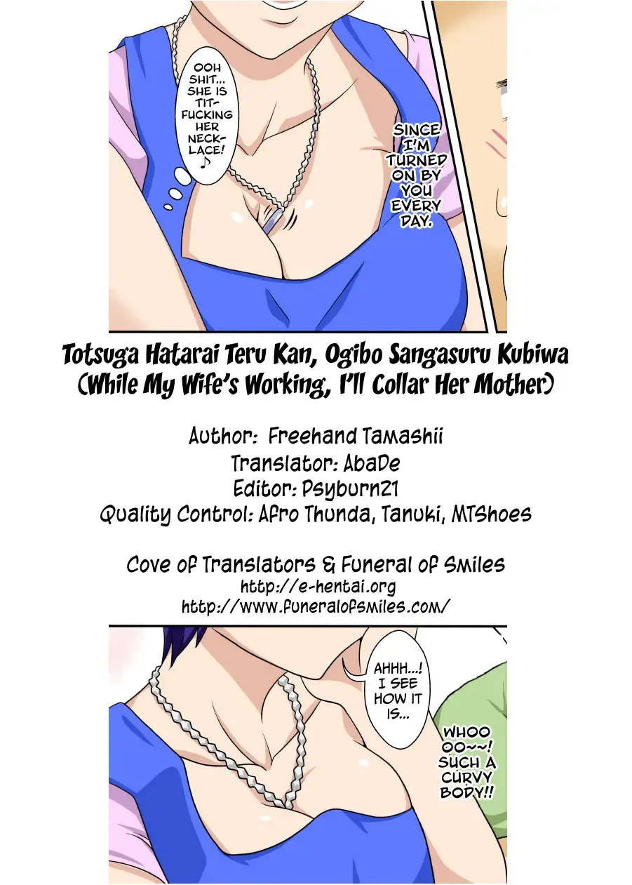 Yome ga Hataraiteru Aida, Okaasan ga Suru Kubiwa. | While My Wife's Working, I'll Collar Her Mother Fhentai.net - Page 43