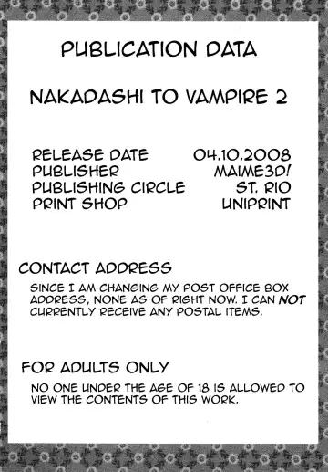 [Kitty - Purin] Nakadashi to Vampire 2 Fhentai.net - Page 49