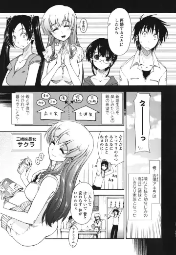 [Kamino Ryu-ya] Mosaic x Sanshimai - Mosaic x Three Sisters Genteiban (decensored) Fhentai - Page 9
