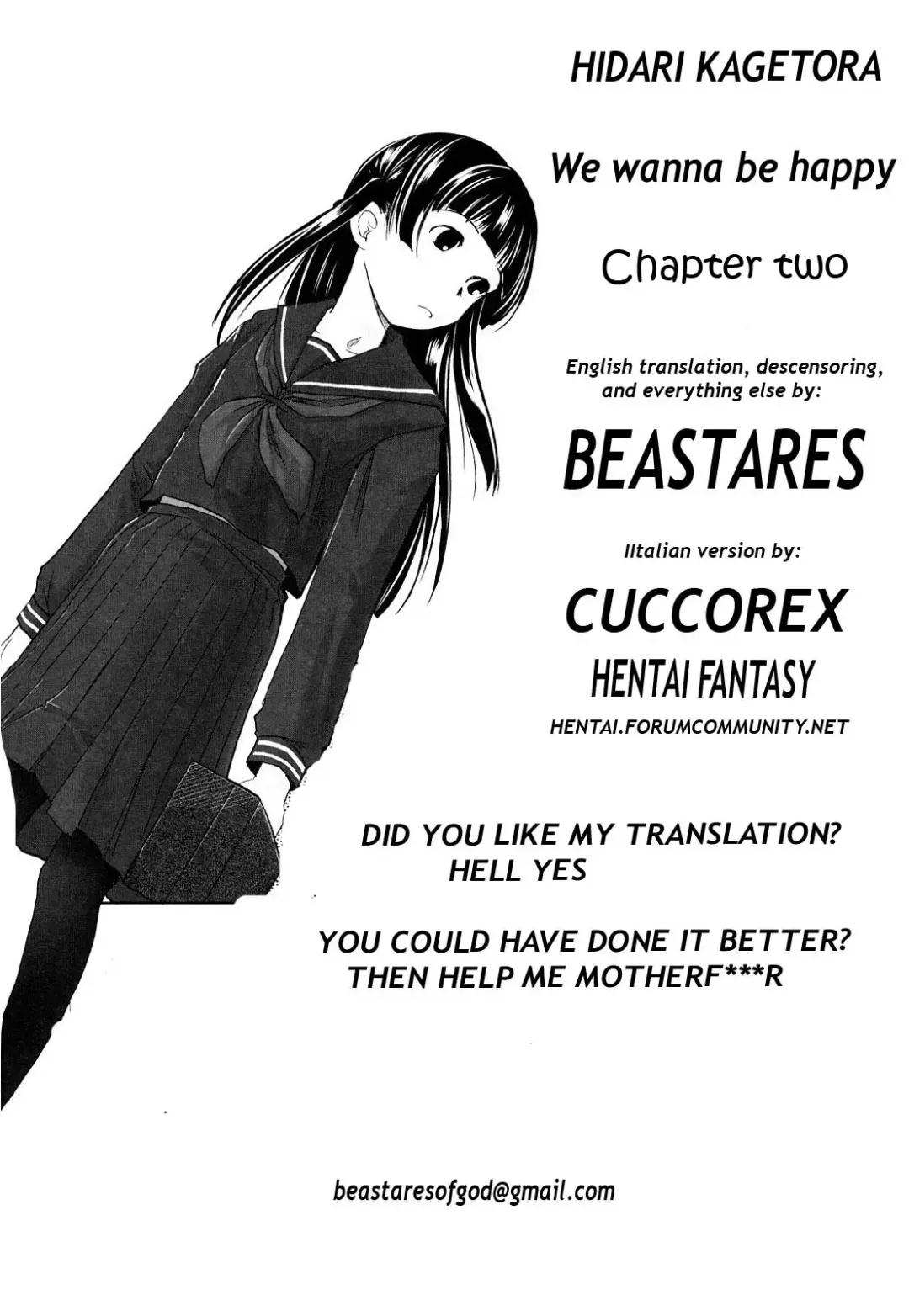 Read [Hidari Kagetora] We wanna be happy chapter two - Fhentai.net