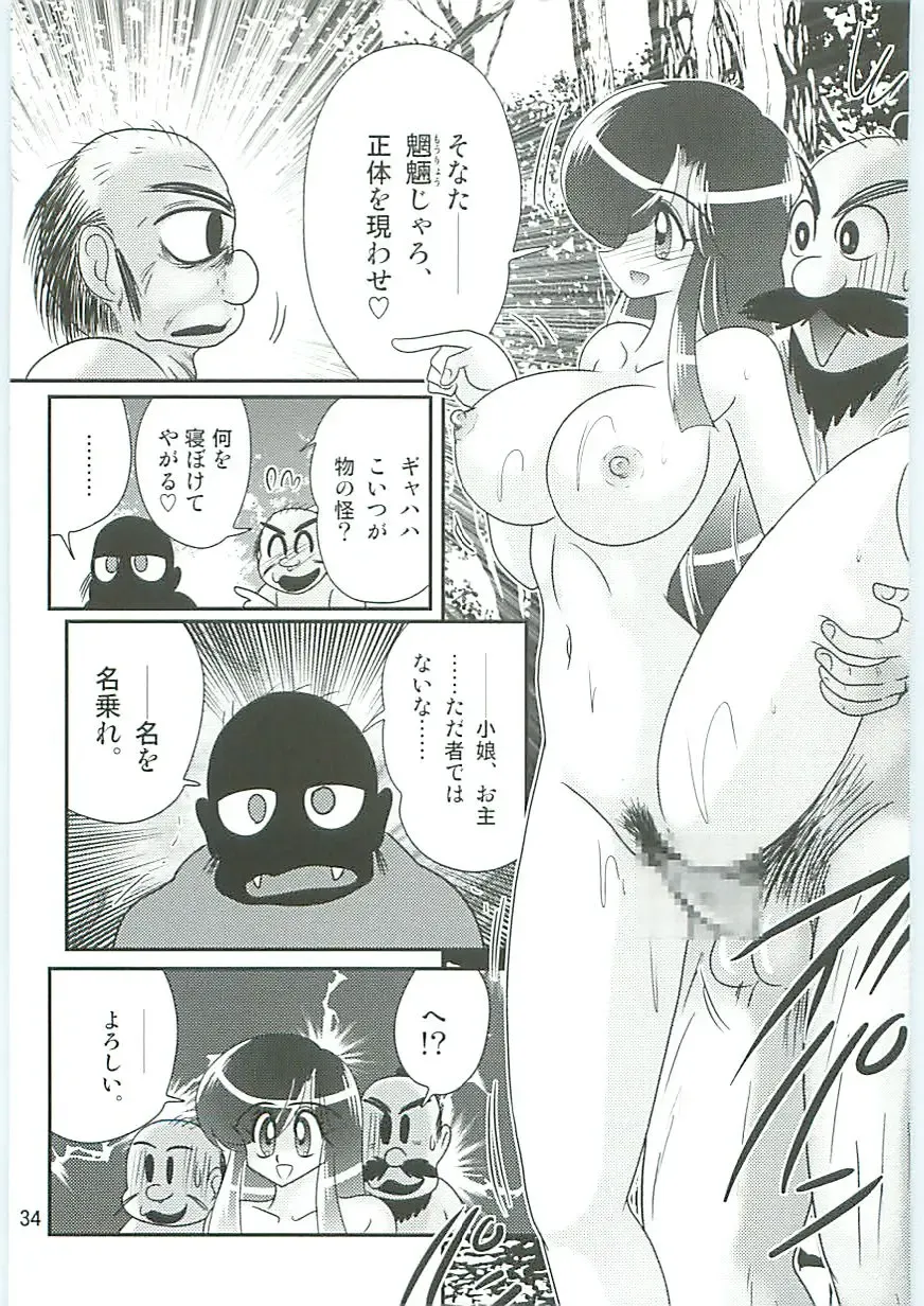 [Kamitou Masaki] Seirei Tokusou Fairy Saber W Uruwashiki Onihime Fhentai - Page 37