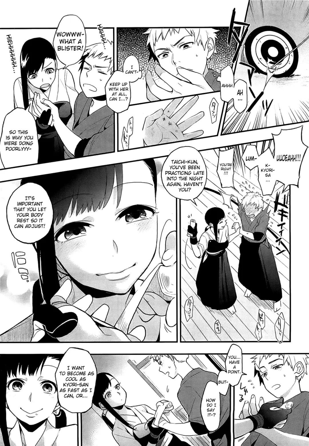 [Igumox] Mitsugake no Senpai | Senpai's Sweet Archery Glove Fhentai.net - Page 3