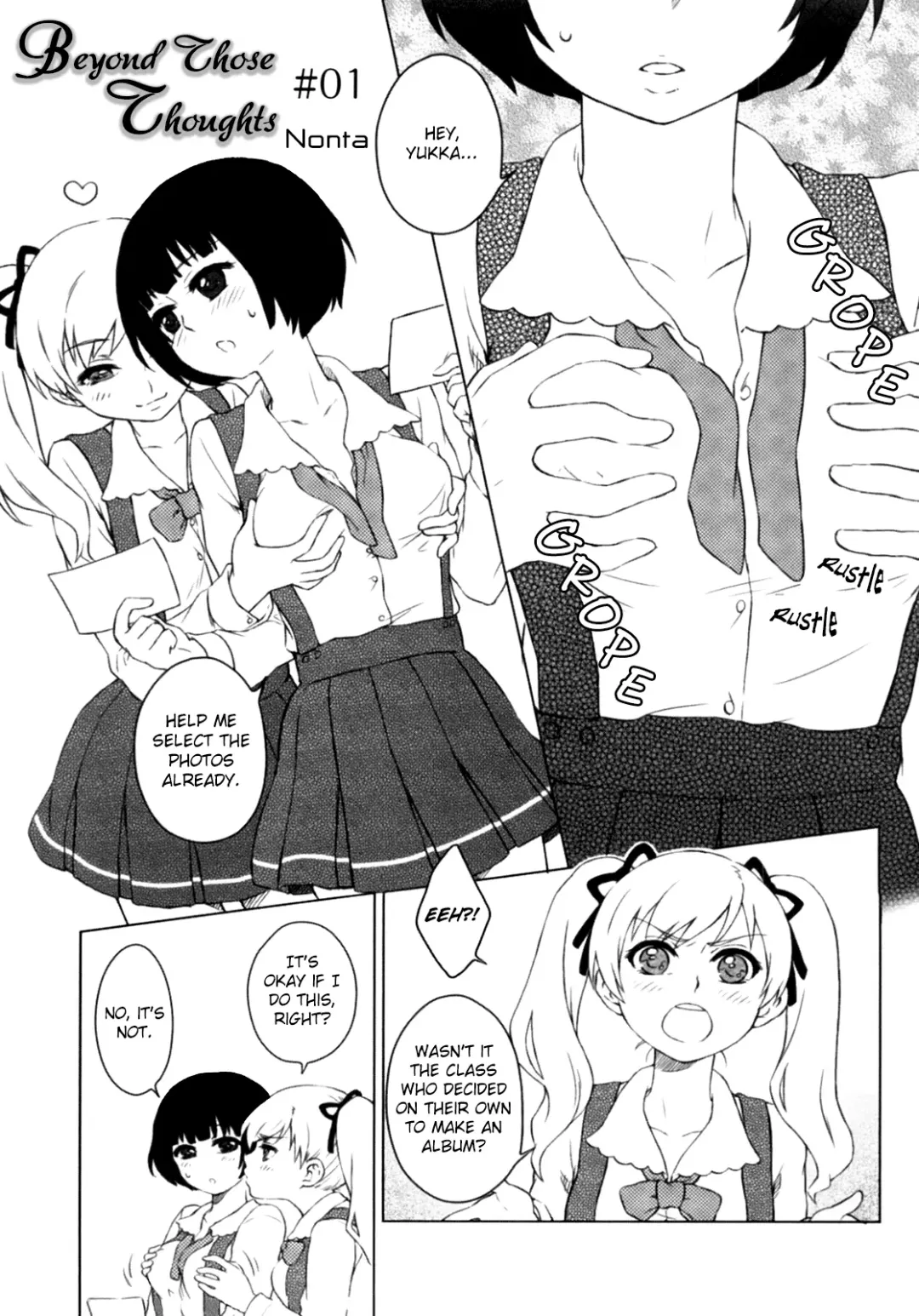 Read [Nonta] Omoi no Saki | Beyond Those Thoughts #01 - Fhentai.net