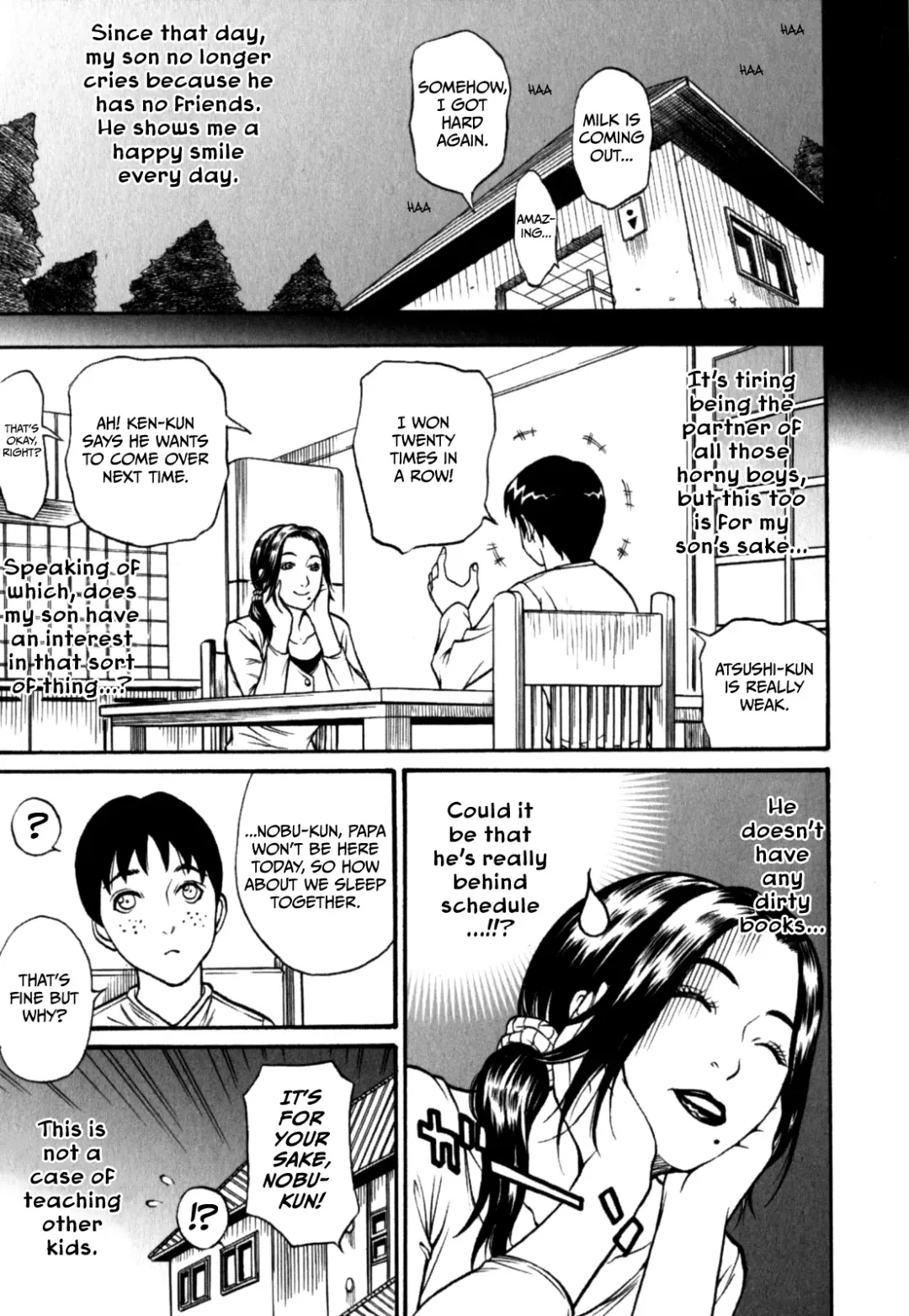 [Kitakata Kuniaki] Kahogo na Mama | Overprotective Mama Fhentai - Page 13