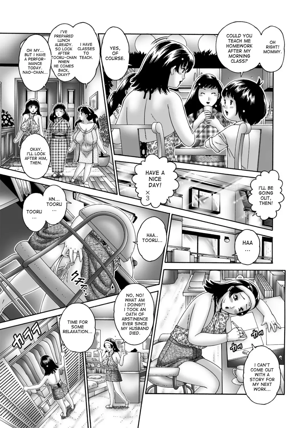 [Matsurino Naginata] Nakadashi De Iinoyo ~Haha No Jukuniku~ | Three Mommy Alliance Ch. 1-4 Fhentai - Page 49