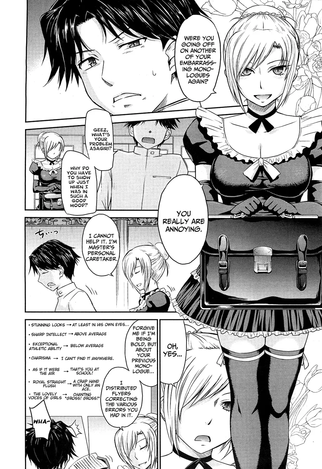 [Tsukino Jyogi] Zannen Ouji to Dokuzetsu Maid | Pathetic Prince & Spiteful Maid Ch. 1-2 Fhentai.net - Page 2