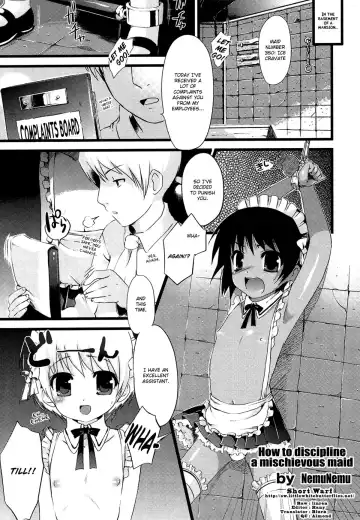 Read [Nemunemu] Itazura Maid no Shitsukekata - Fhentai
