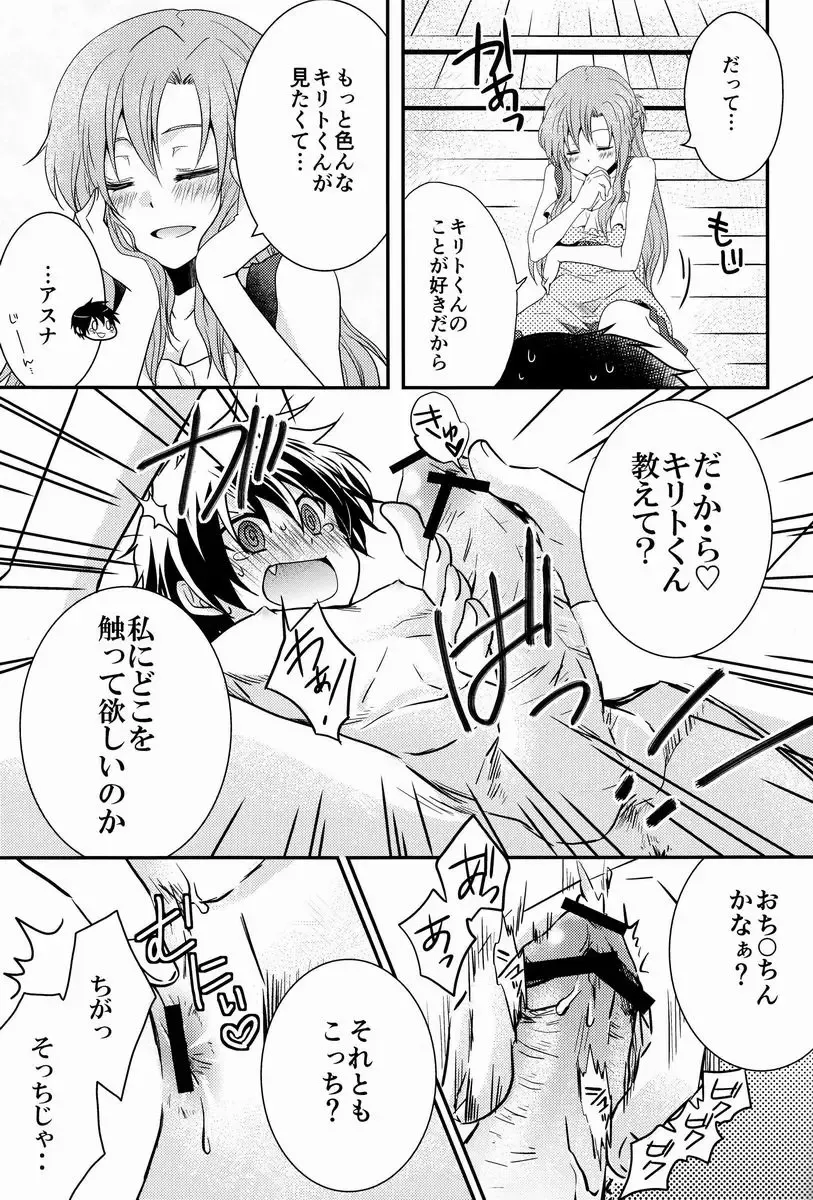 [Suzusawa Aki] Koisuru Asuna wa Setsunakute Kirito-kun o Omou Totsui Ijiwaru Shichauno Fhentai - Page 8