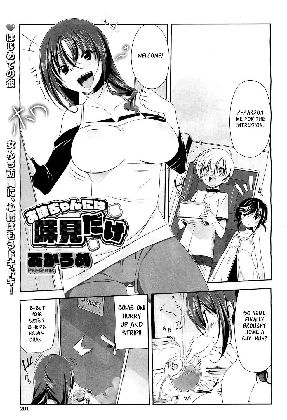 [Akaume] Onee-chan ni wa Ajimi dake | Only a Taste for Onee-chan Fhentai - Page 1